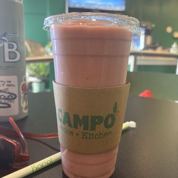 Campo Juice + Kitchen - Strawberry Pina Colada Smoothie - Juice Bars & Smoothies Near Me - Denver, Colorado