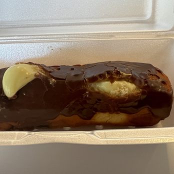 Amy's Donuts - Chocolate eclair stuff with Bavarian cream - Donuts Near Me - Albuquerque, New Mexico