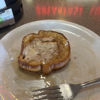 Denny's - I couldn't finish the last of my breakfast, eggs, bacon, sausage and French toast. Hated to leave it. - Breakfast & Brunch Near Me - Orlando, Florida