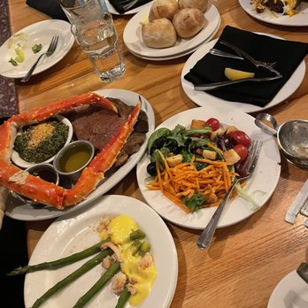 Grub Steak Restaurant - Two Alaskan King Crab Legs Fresh Salad Bar - Steakhouses Near Me - Park City, Utah Grub Steak Restaurant - Two Alaskan King Crab Legs Fresh Salad Bar - Steakhouses Near Me - Park City, Utah