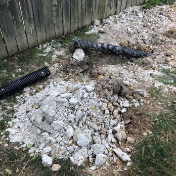 Competitive Edge Landscaping - Competitive edge landscapers left my yard looking like this! I do not recommend for any service especially a French drain! - Landscaping Near Me - Asheville, North Carolina