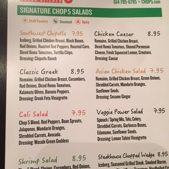 CHOP5 Salad Kitchen - Salad Near Me - Columbus, Ohio CHOP5 Salad Kitchen - Salad Near Me - Columbus, Ohio