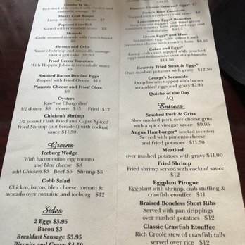 George's Lowcountry Table - Snapshot of the Menu . . . - Seafood Near Me - Athens, Georgia George's Lowcountry Table - Snapshot of the Menu . . . - Seafood Near Me - Athens, Georgia
