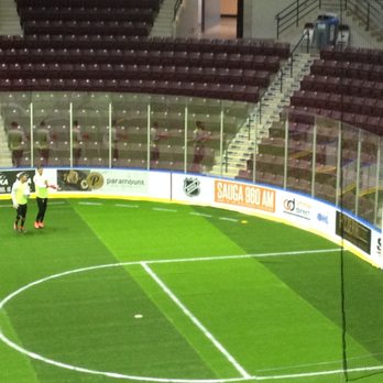 Paramount Fine Foods Centre - Looking out at the field from the lounge before the MetroStars home opener on Dec. 8, 2018. - Stadiums & Arenas Near Me - Mississauga, Ontario Paramount Fine Foods Centre - Looking out at the field from the lounge before the MetroStars home opener on Dec. 8, 2018. - Stadiums & Arenas Near Me - Mississauga, Ontario