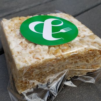 Crisp & Green - Vegan crispies ($3). Delicious. Best vegan rice crispy I've ever had. - Salad Near Me - Minneapolis, Minnesota