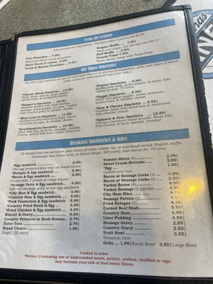 Menu photo 5 Carolina's Diner Archdale, NC