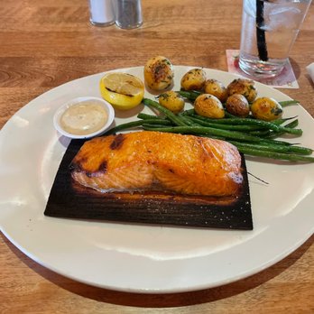 Seasons 52 - Cedar Plank - Roasted Salmon ($23) - New American Near Me - Indianapolis, Indiana Seasons 52 - Cedar Plank - Roasted Salmon ($23) - New American Near Me - Indianapolis, Indiana