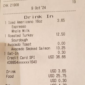 Caffe Nero - Lunch for two. Check out the "dining in" surcharge - Cafes Near Me - West Hartford, Connecticut Caffe Nero - Lunch for two. Check out the "dining in" surcharge - Cafes Near Me - West Hartford, Connecticut