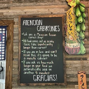 Ramen Del Barrio - Love their sign - Ramen Near Me - Austin, Texas Ramen Del Barrio - Love their sign - Ramen Near Me - Austin, Texas