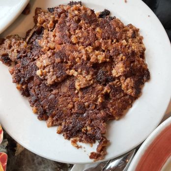 Majestic Diner - Side of Corned Beef Hash. Daughter said they were pretty good and they were not overcooked despite what they looked like - Diners Near Me - Westbury, New York