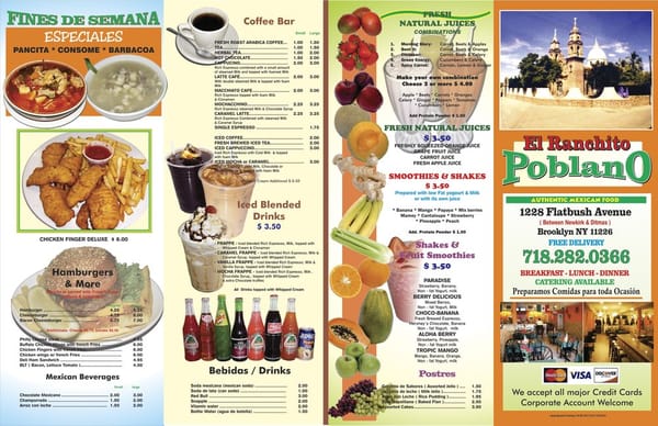 Menu photo 2 El Ranchito Poblano Brooklyn, NY
