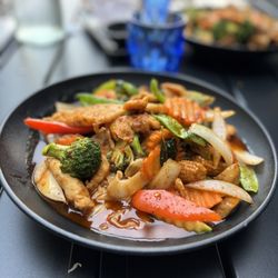 Wanida Thai Bistro - Chicken Pad-Kee-Mao