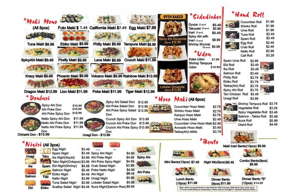 Menu photo 3 Sushi Man - Mililani Mililani, HI Menu photo 3 Sushi Man - Mililani Mililani, HI