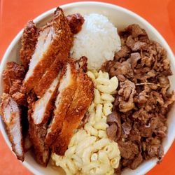 Orange Hawaiian BBQ - Half and half bowl