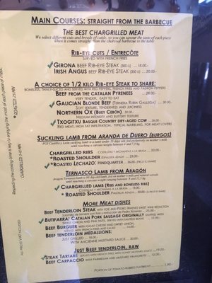 Menu photo 1 La Taberna de Lesseps Barcelona, B