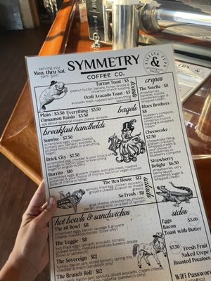 Menu photo 8 Symmetry Coffee Company Ocala, FL