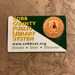 East Cobb Library - Cobb County Library Card