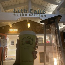 Exterior outside entrance of Urth Caffe - Keeping myself warm with a Caffé Latté - Laguna Beach, California Exterior outside entrance of Urth Caffe - Keeping myself warm with a Caffé Latté - Laguna Beach, California