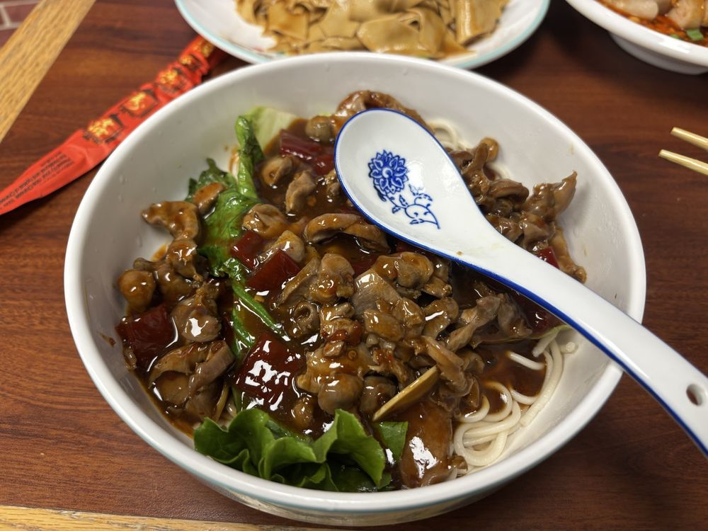 Food from Old Chengdu Cafe
