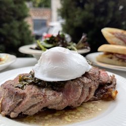 Altar - Steak & egg, potato hash and greens