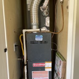 Original location of furnace in the kitchen