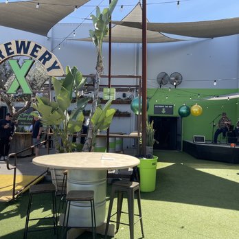 Brewery X - Live music playing on the stage to the right - Breweries Near Me - Anaheim, California Brewery X - Live music playing on the stage to the right - Breweries Near Me - Anaheim, California
