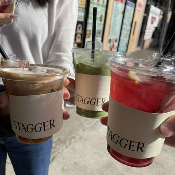 Stagger Coffee - Queen crimson, cream top, regular matcha latte - Coffee & Tea Near Me - Los Angeles, California Stagger Coffee - Queen crimson, cream top, regular matcha latte - Coffee & Tea Near Me - Los Angeles, California