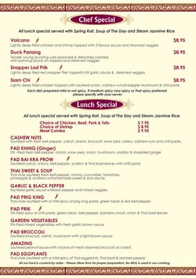 Menu photo 7 Nakorn Thai Cuisine Brunswick, GA