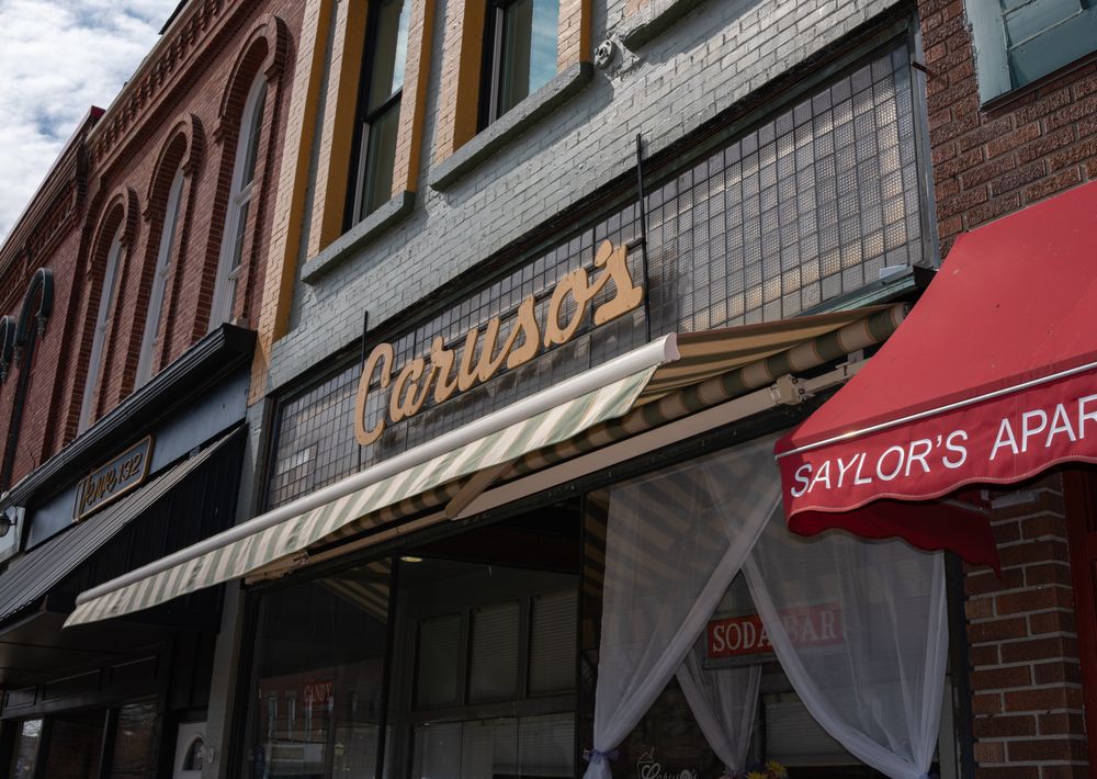 Caruso's Candy & Soda Shop Logo