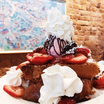 Strawberry Place - Stacked challah French Toast. - Breakfast & Brunch Near Me - Nyack, New York