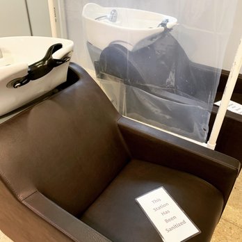 Intermezzo Salon and Spa - Keeping you safe. Partitions between each and every chair. Signs letting you know the chair/station has been completely sanitized. - Skin Care Near Me - Seattle, Washington