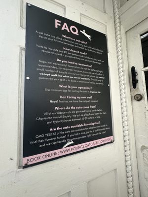 Menu photo 1 Pounce Cat Cafe Charleston, SC