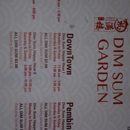 Dim sum happy hours/locations