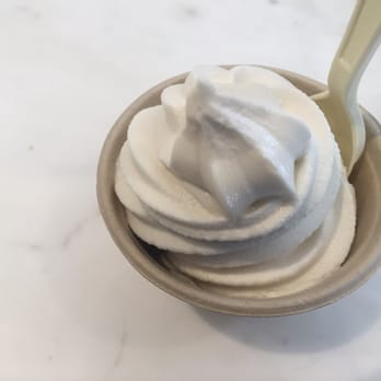 Seed + Mill - Goats milk ice cream! (Optional toppings: halva (tahini bits), chocolate shavings, or almonds!) I opted for plain, it is delicious as is. - Desserts Near Me - New York, New York
