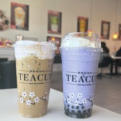 Teacup - Ube viet coffee, taro dream boba