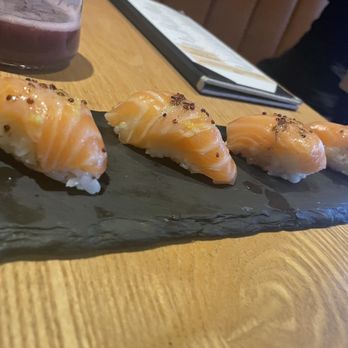Yunta Nikkei - Salmon Belly, so simple but mouth watering good! - Peruvian Near Me - Charlotte, North Carolina Yunta Nikkei - Salmon Belly, so simple but mouth watering good! - Peruvian Near Me - Charlotte, North Carolina