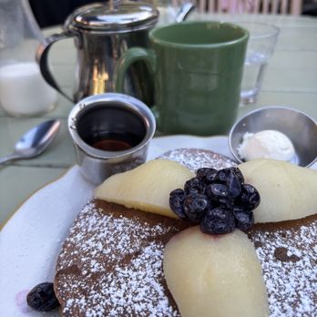 La Note - Ginger pear pancakes. So yummy! - French Near Me - Berkeley, California