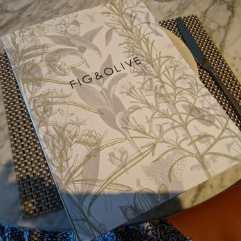 Fig & Olive - menu - French Near Me - Houston, Texas
