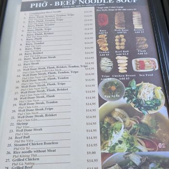 Mac Pho - Menu - Vietnamese Near Me - Stockton, California
