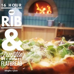 Woodfire & Green Gourmet Kitchen - Artisan Flatbread anyone? Introducing the Beef Short Rib & Truffle! Whats not to LOVE?!