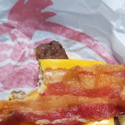 Does this cheese look melted? Both burgers, fries, and nuggets to cold to eat. Check your order before leaving. Does this cheese look melted? Both burgers, fries, and nuggets to cold to eat. Check your order before leaving.