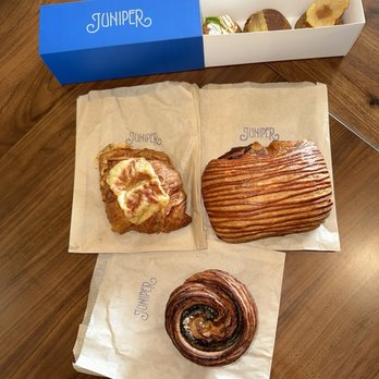 Juniper - ham and cheese croissant, Cubano croissant, black sesame kouign amann, choux - Coffee & Tea Near Me - San Francisco, California Juniper - ham and cheese croissant, Cubano croissant, black sesame kouign amann, choux - Coffee & Tea Near Me - San Francisco, California