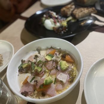 Upland - Kampachi Crudo - New American Near Me - New York, New York Upland - Kampachi Crudo - New American Near Me - New York, New York