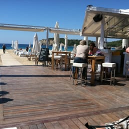 Beautiful beach setting at Blue Marlin. Good food and worth going too. Cool place. Special setting, very hipster!