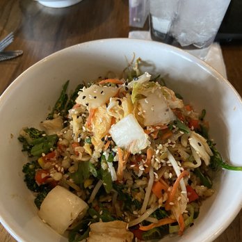 Rusty Bucket Restaurant and Tavern - Fried cauliflower rice bowl - American Near Me - Westerville, Ohio Rusty Bucket Restaurant and Tavern - Fried cauliflower rice bowl - American Near Me - Westerville, Ohio