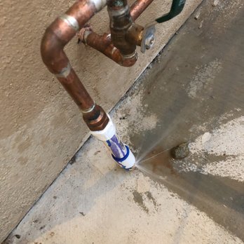 All About Plumbing - You can see the water spraying out right below all the parts the technician installed!! THANKS FOR NOTHING!! - Plumbing Near Me - Oceanside, California All About Plumbing - You can see the water spraying out right below all the parts the technician installed!! THANKS FOR NOTHING!! - Plumbing Near Me - Oceanside, California