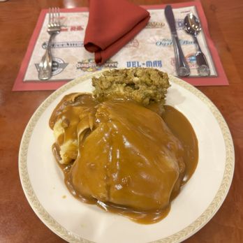 Coronado Cafe - open-faced turkey sandwich, with mashed potato, dressing and gravy - Diners Near Me - Las Vegas, Nevada
