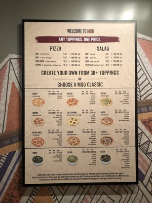 Menu photo 4 MOD Pizza Phoenix, AZ