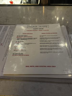 Menu photo 4 Village Tavern Birmingham, AL Menu photo 4 Village Tavern Birmingham, AL