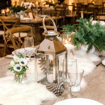Modest Magnolia - Rustic winter wedding with cotton, pine cones, cedar, fur, and reds with candle lit romance. - Wedding Planning Near Me - Irvine, California Modest Magnolia - Rustic winter wedding with cotton, pine cones, cedar, fur, and reds with candle lit romance. - Wedding Planning Near Me - Irvine, California